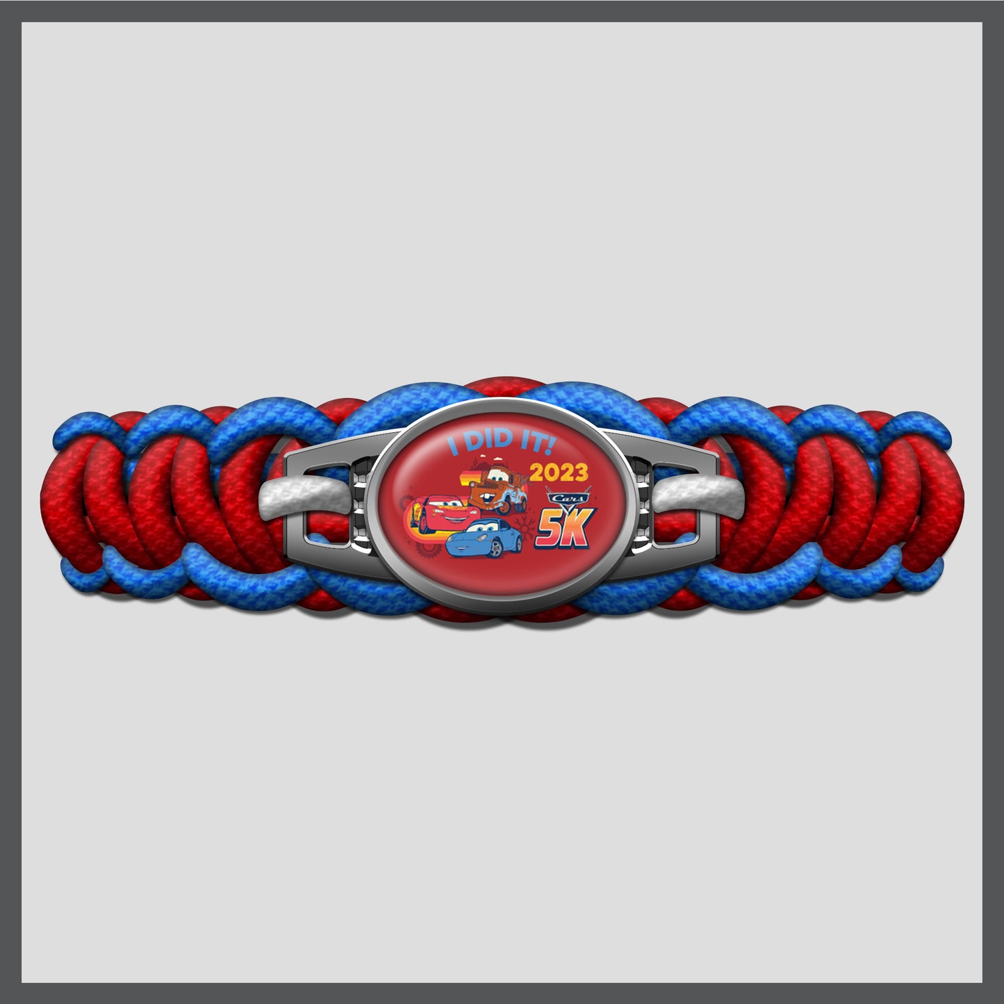 RunDisney Springtime Races 2023 5K 3.1 Miles I DID IT Paracord Bracelet