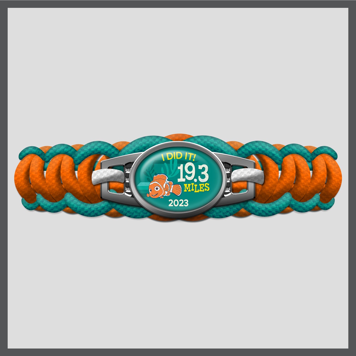 RunDisney Springtime Races 2023 Challenge 19.3 Miles I DID IT Paracord Bracelet