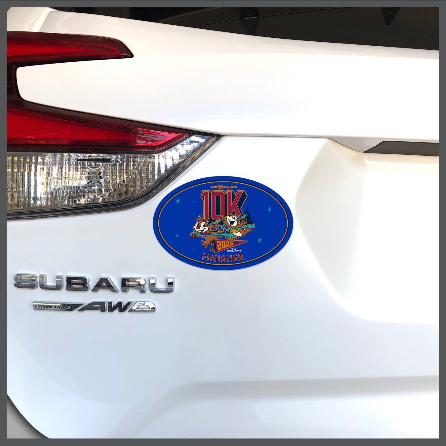 RunDisney Marathon Weekend 2025 10K 6.2 Miles FINISHER Decal or Car Magnet