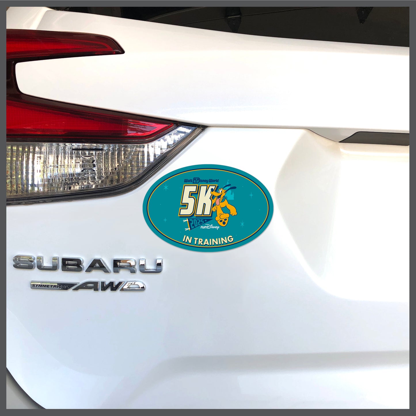 RunDisney Marathon Weekend 2025 5K 3.1 Miles IN TRAINING Decal or Car Magnet