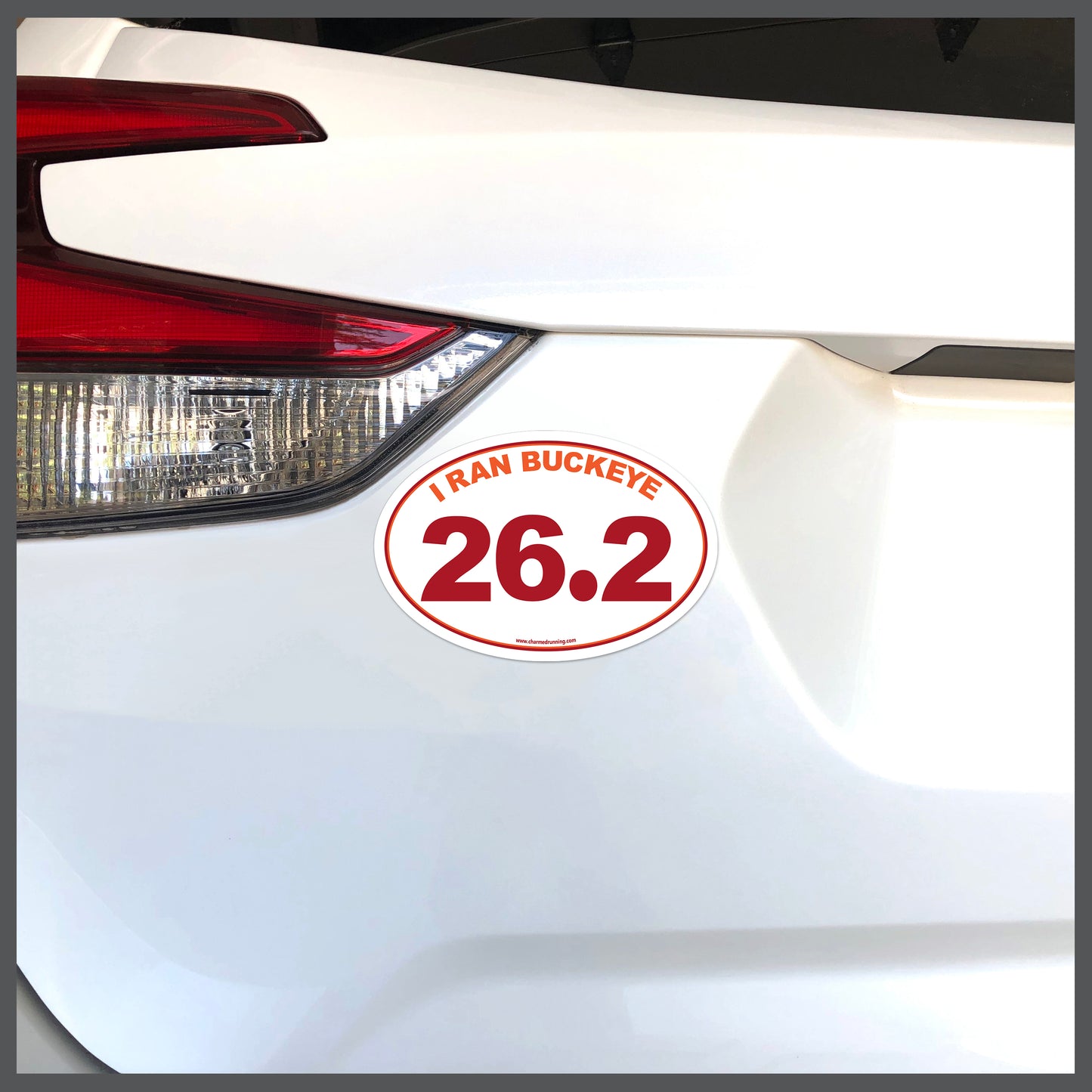 I Ran Buckeye 26.2 Marathon with No Year Decal or Car Magnet