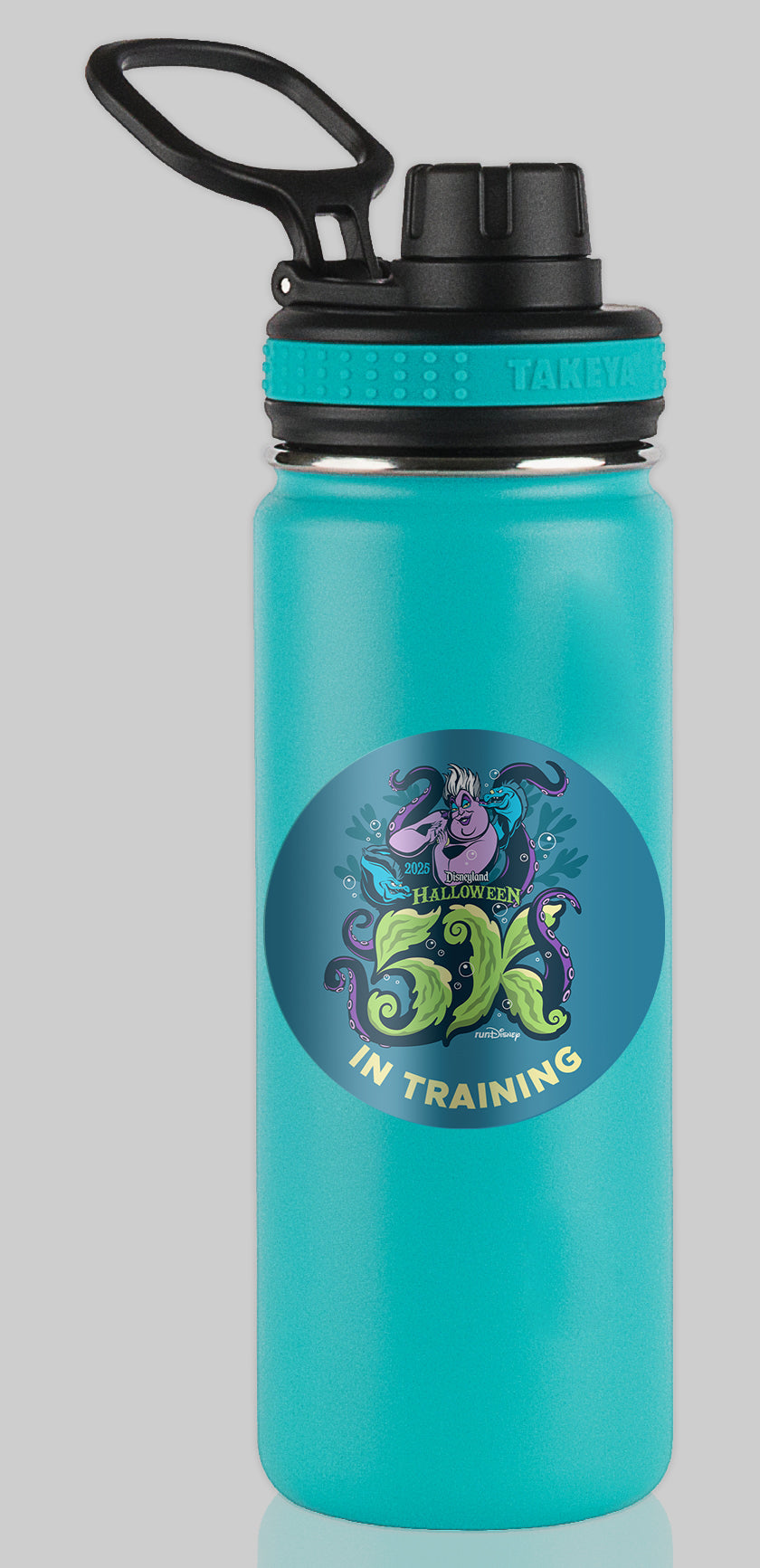 Disneyland Halloween Half Marathon Weekend 2025 5K 3.1 Miles IN TRAINING Water Bottle Mug Sticker THEMED
