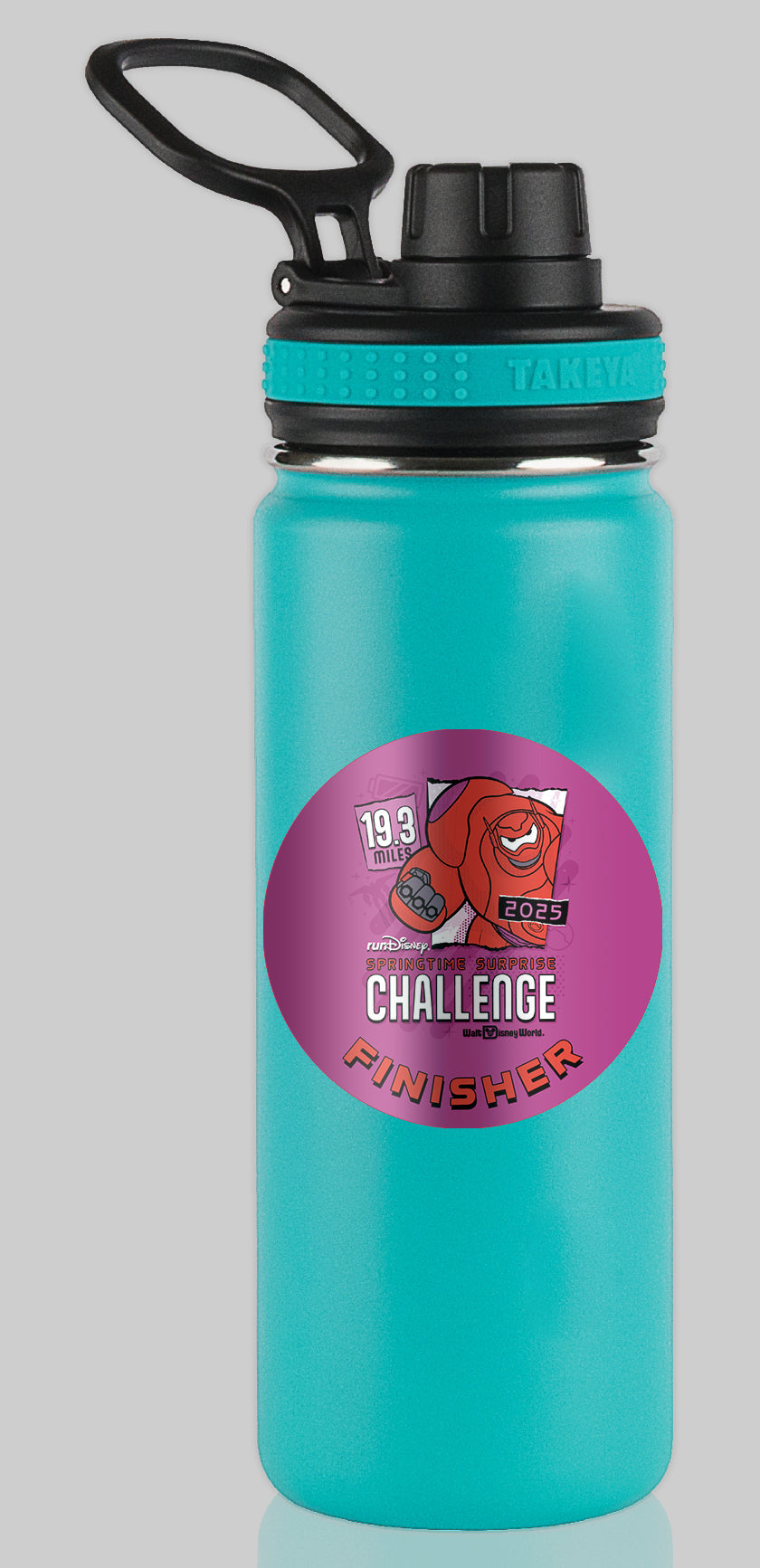 RunDisney Springtime Races 2025 Challenge 19.3 Miles FINISHER Water Bottle Mug Sticker (Copy)