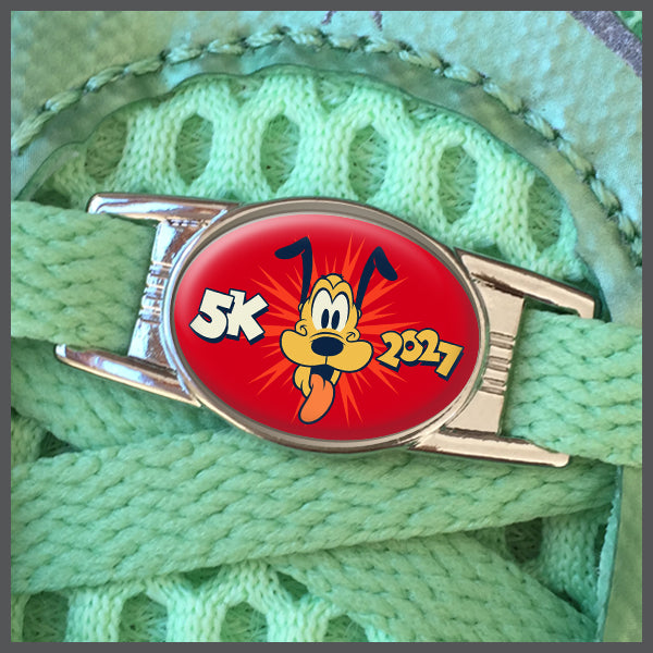 RunDisney Marathon Weekend 2027 5K 3.1 Miles Finisher or No Words Shoe Charm or Zipper Pull