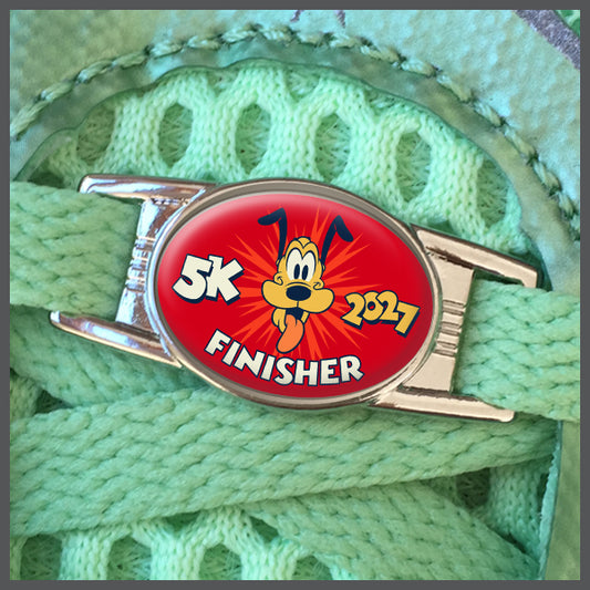 RunDisney Marathon Weekend 2027 5K 3.1 Miles Finisher or No Words Shoe Charm or Zipper Pull
