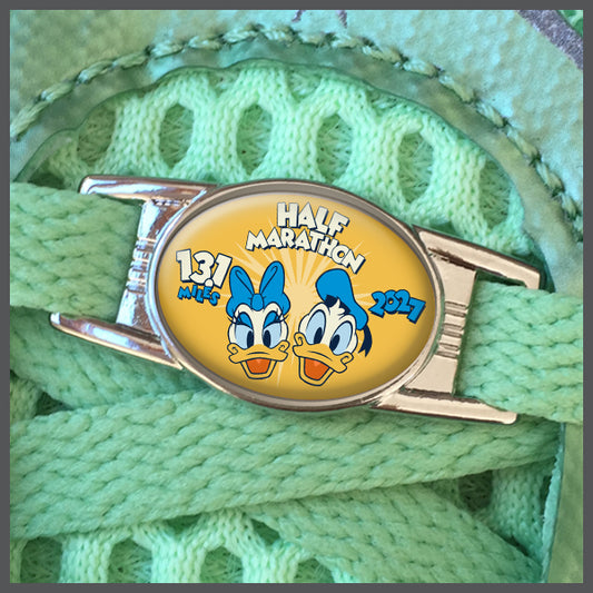 RunDisney Marathon Weekend 2027 Half Marathon 13.1 Miles Finisher or No Words Shoe Charm or Zipper Pull
