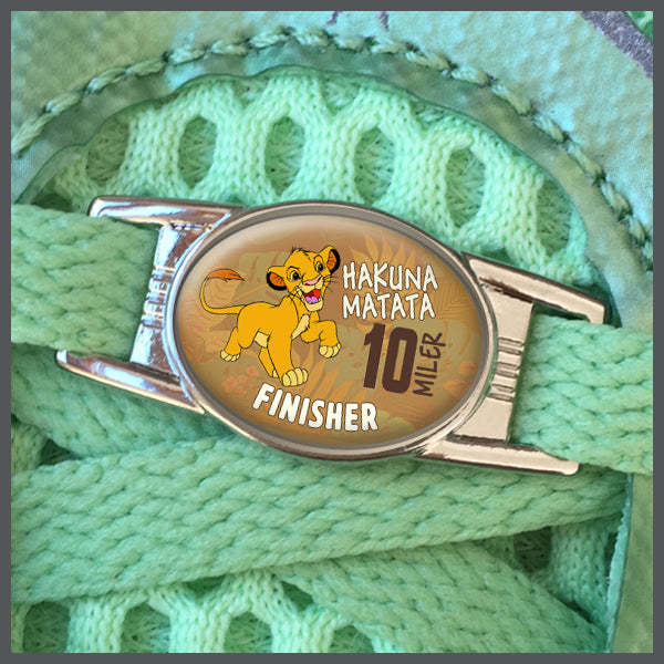 RunDisney Springtime Races 2024 10-Miler FINISHER Shoe Charm or Zipper Pull