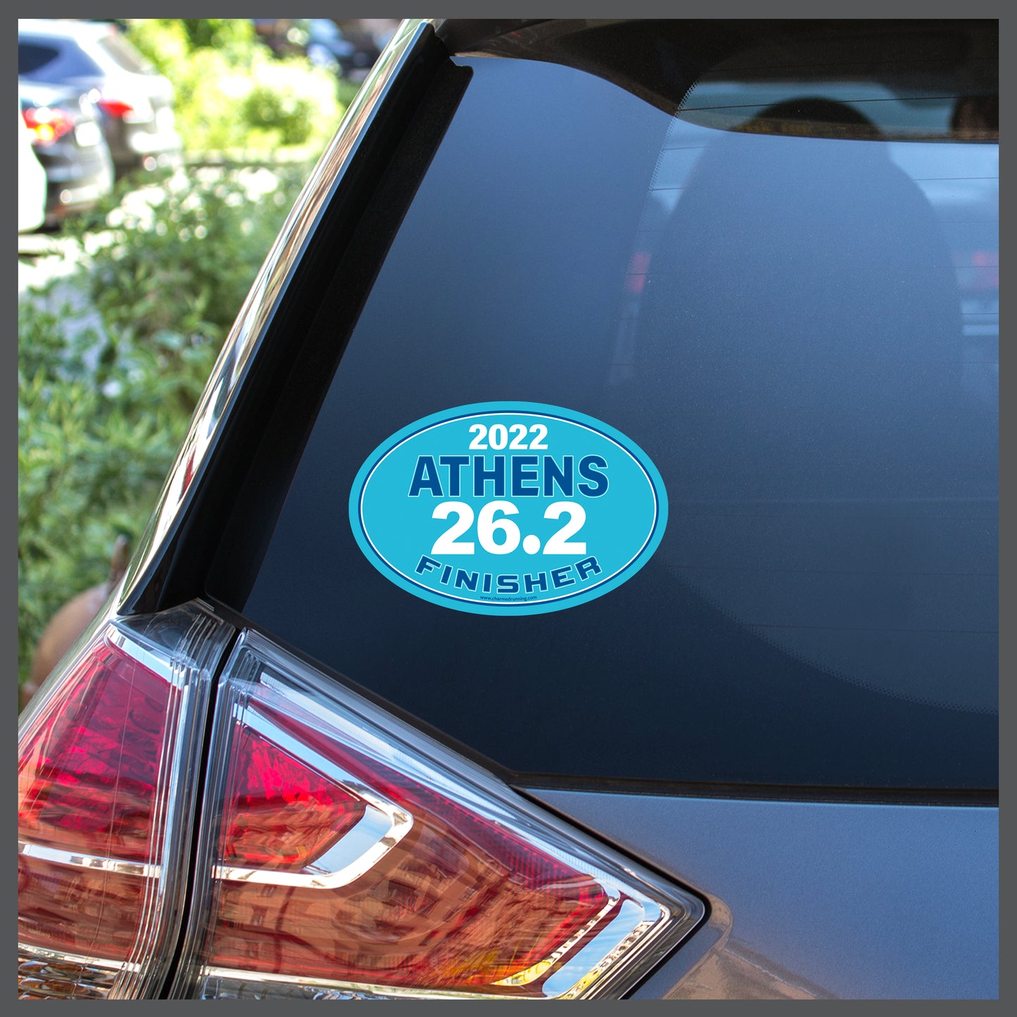 Athens 26.2 Marathon FINISHER Decal or Car Magnet with Custom Year Option