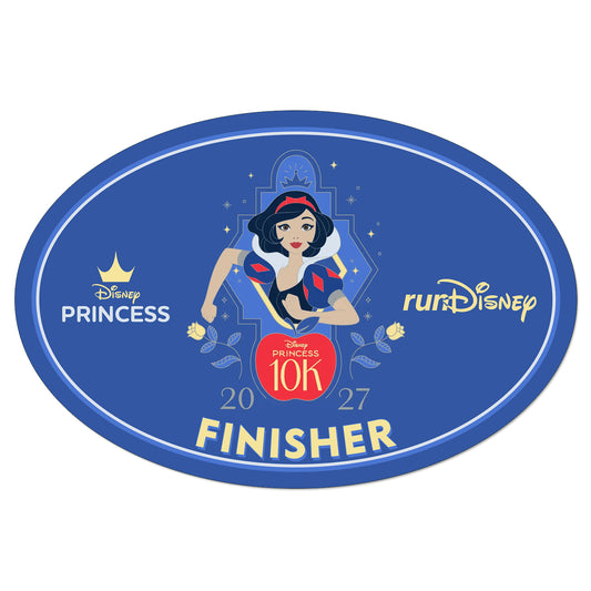 RunDisney Princess Half Marathon Weekend 2027 Princess 10K 6.2 Miles FINISHER Decal or Car Magnet
