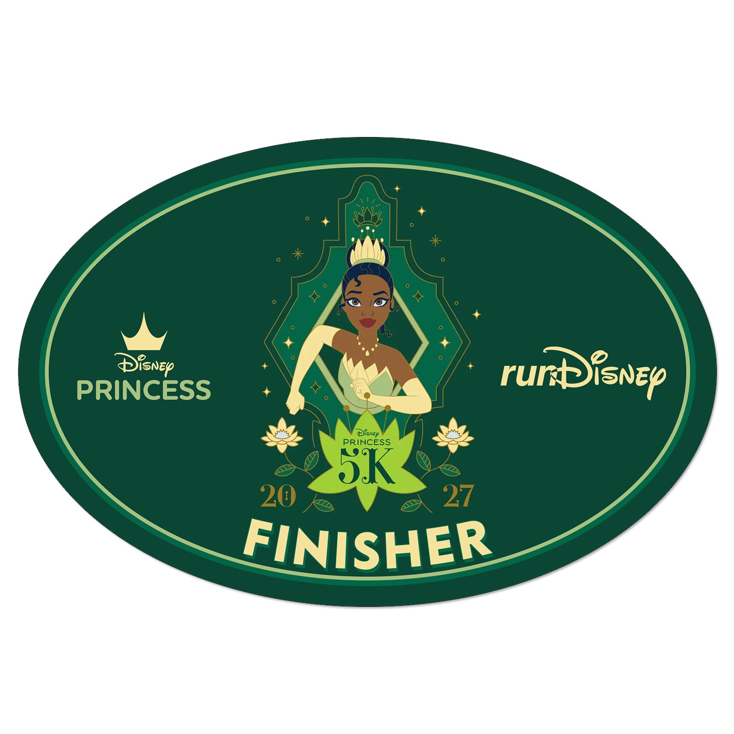 RunDisney Princess Half Marathon Weekend 2027 Princess 5K 3.1 Miles FINISHER Decal or Car Magnet