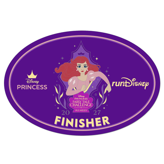 RunDisney Princess Half Marathon Weekend 2027 Princess Half Marathon 13.1 Miles FINISHER Decal or Car Magnet