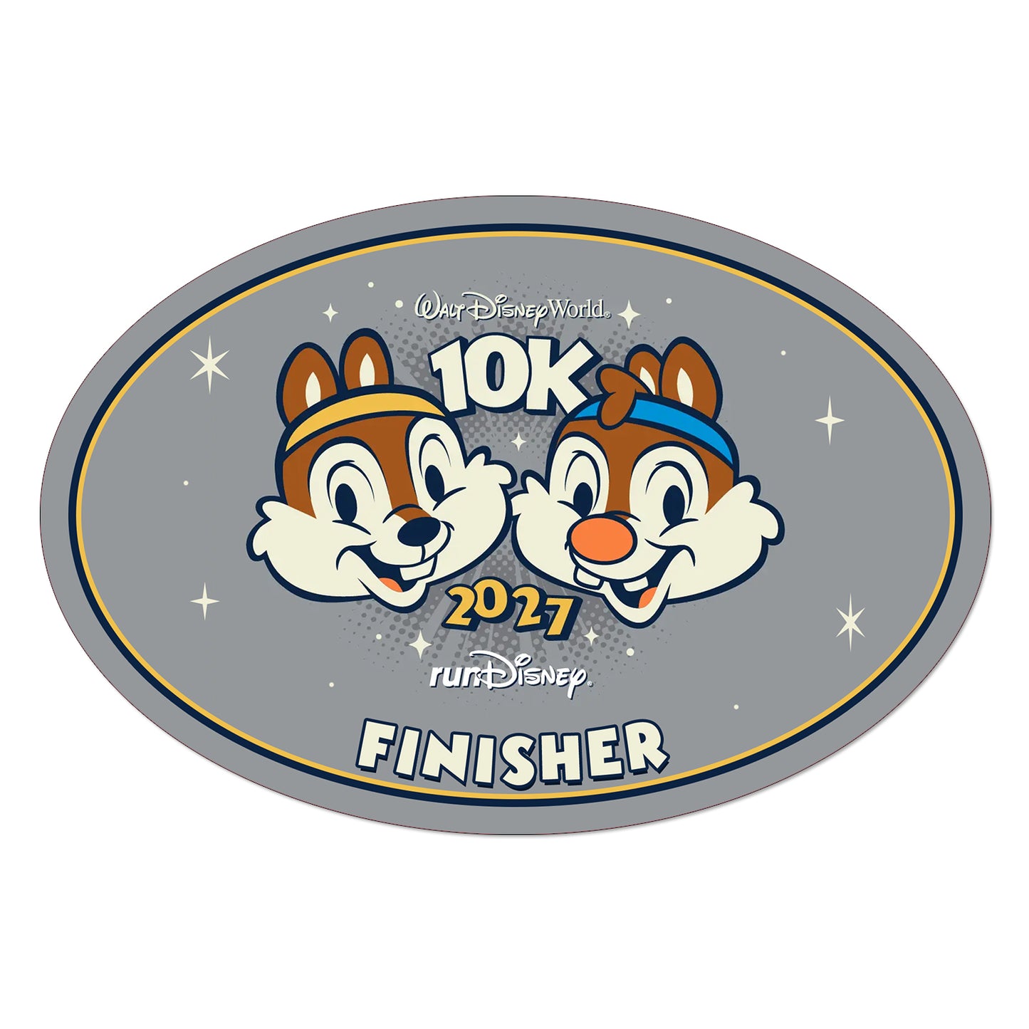 RunDisney Marathon Weekend 2027 10K 6.2 Miles NO WORDS or FINISHER Decal or Car Magnet