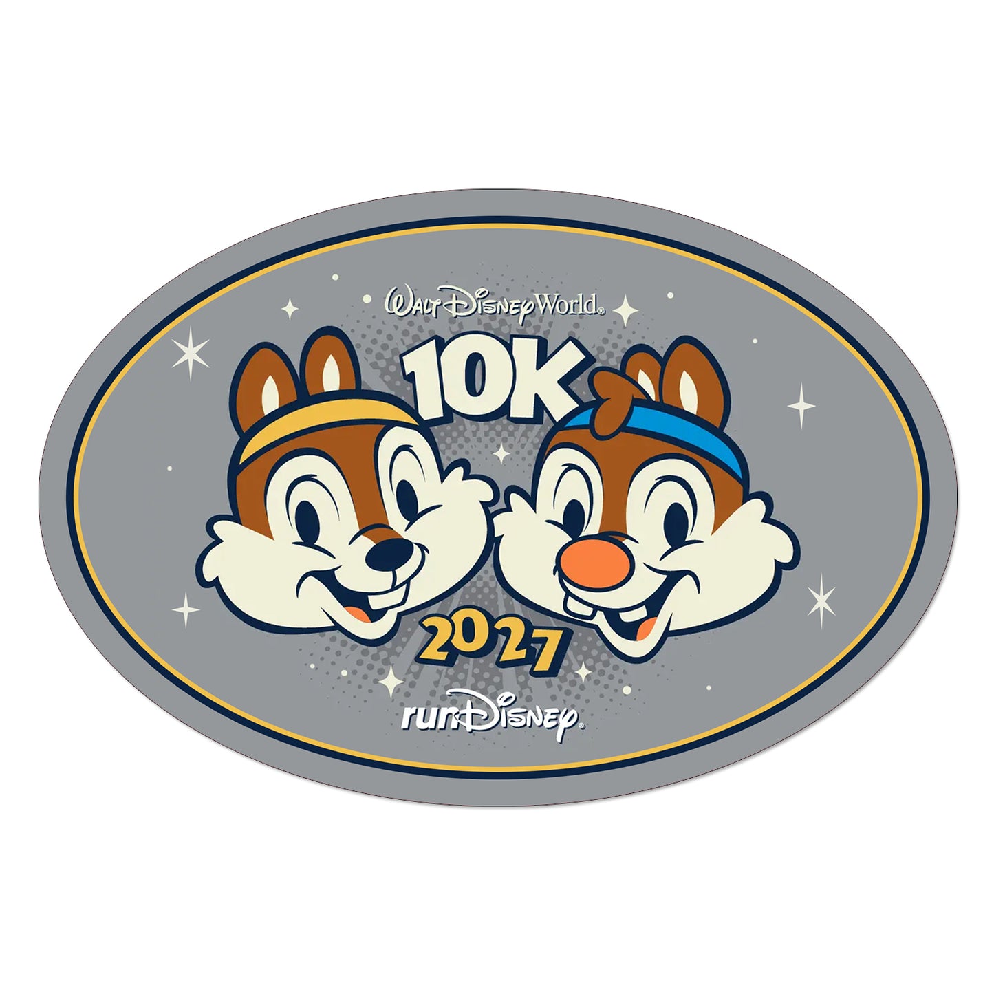 RunDisney Marathon Weekend 2027 10K 6.2 Miles NO WORDS or FINISHER Decal or Car Magnet