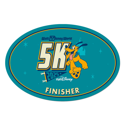 RunDisney Marathon Weekend 2025 5K 3.1 Miles FINISHER Decal or Car Magnet