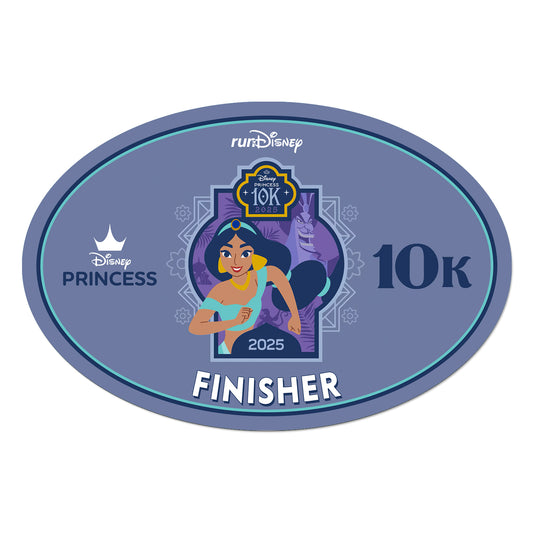 RunDisney Princess Half Marathon Weekend 2025 Princess 10K 6.2 Miles FINISHER Decal or Car Magnet