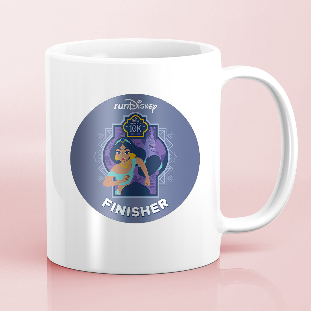 RunDisney Princess Half Marathon Weekend 2025 Princess 10K 6.2 Miles FINISHER Water Bottle Mug Sticker