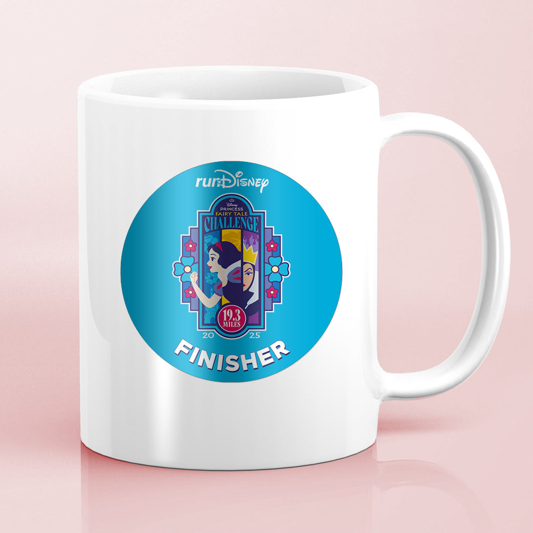 RunDisney Princess Half Marathon Weekend 2025 Princess Fairy Tale Challenge 19.3 Miles FINISHER Water Bottle Mug Sticker