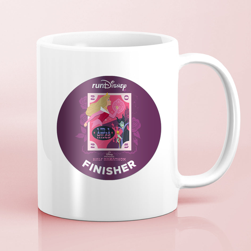 RunDisney Princess Half Marathon Weekend 2025 Princess Half Marathon 13.1 Miles FINISHER Water Bottle Mug Sticker