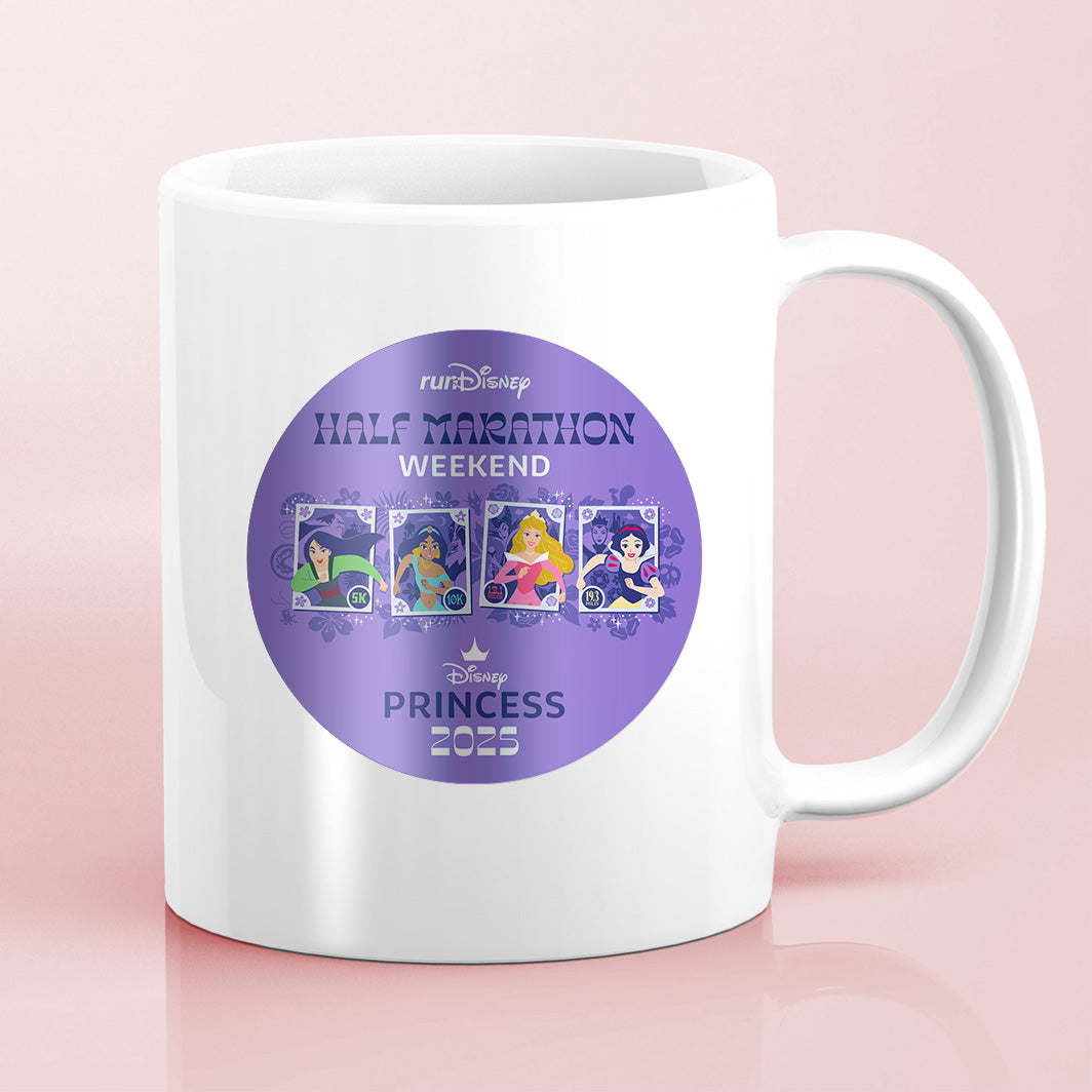 RunDisney Princess Half Marathon Weekend 2025 Princess Weekend GENERIC Water Bottle Mug Sticker