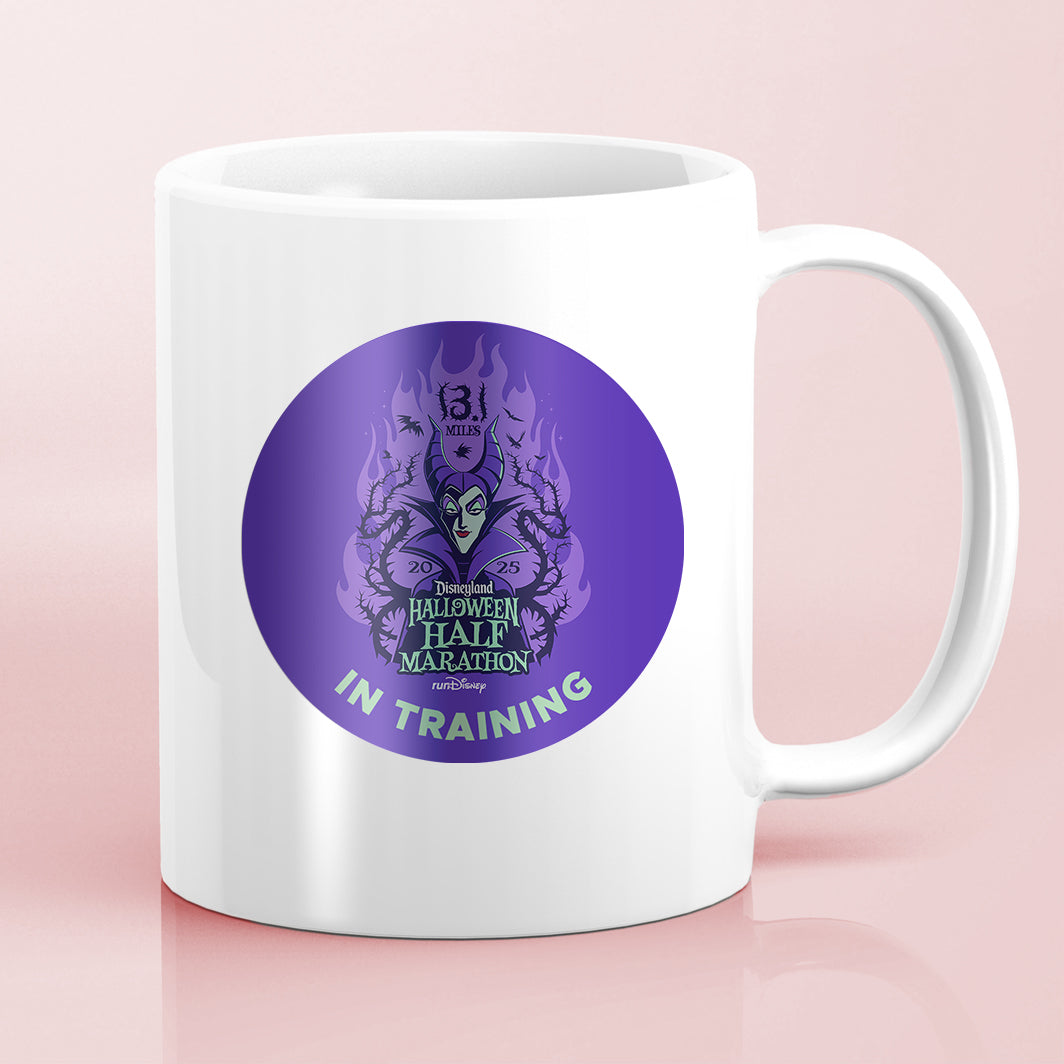 Disneyland Halloween Half Marathon Weekend 2025 Half Marathon 13.1 Miles IN TRAINING Water Bottle Mug Sticker THEMED