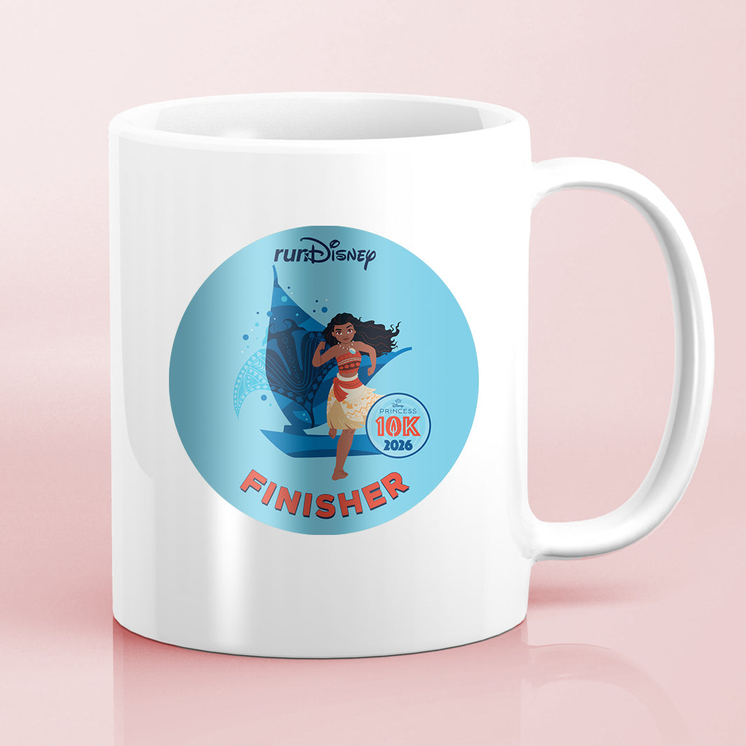 RunDisney Princess Half Marathon Weekend 2026 Princess 10K 6.2 Miles FINISHER Water Bottle Mug Sticker THEMED