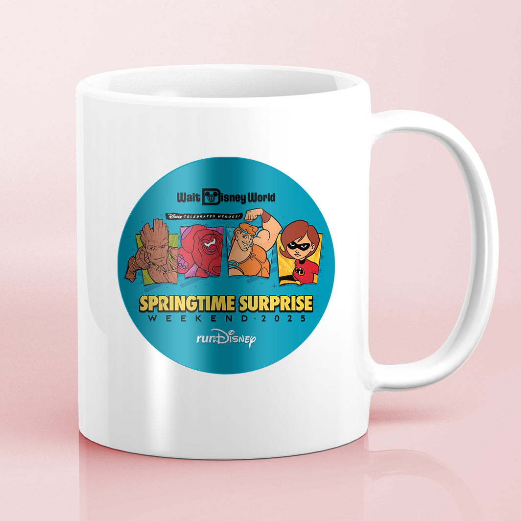 RunDisney Springtime Races 2025 Race Weekend GENERIC Water Bottle Mug Sticker