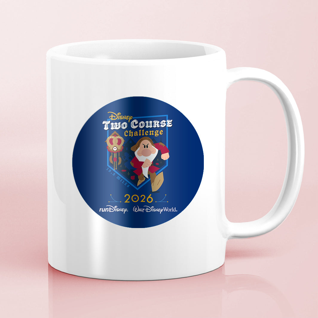 RunDisney Wine & Dine Weekend 2026 Two-Course Challenge 19.3 Miles NO WORDS or FINISHER Water Bottle Mug Sticker