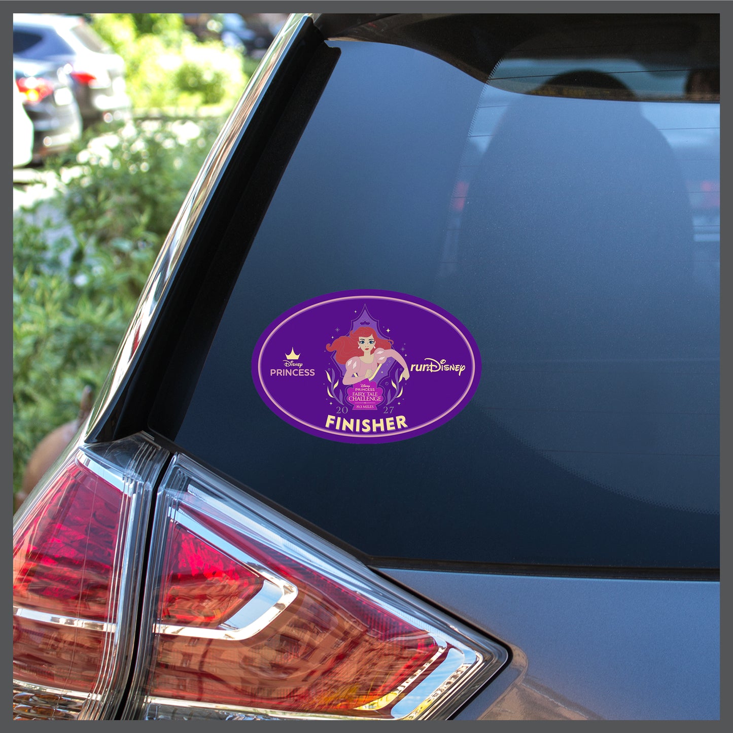 RunDisney Princess Half Marathon Weekend 2027 Princess Half Marathon 13.1 Miles FINISHER Decal or Car Magnet