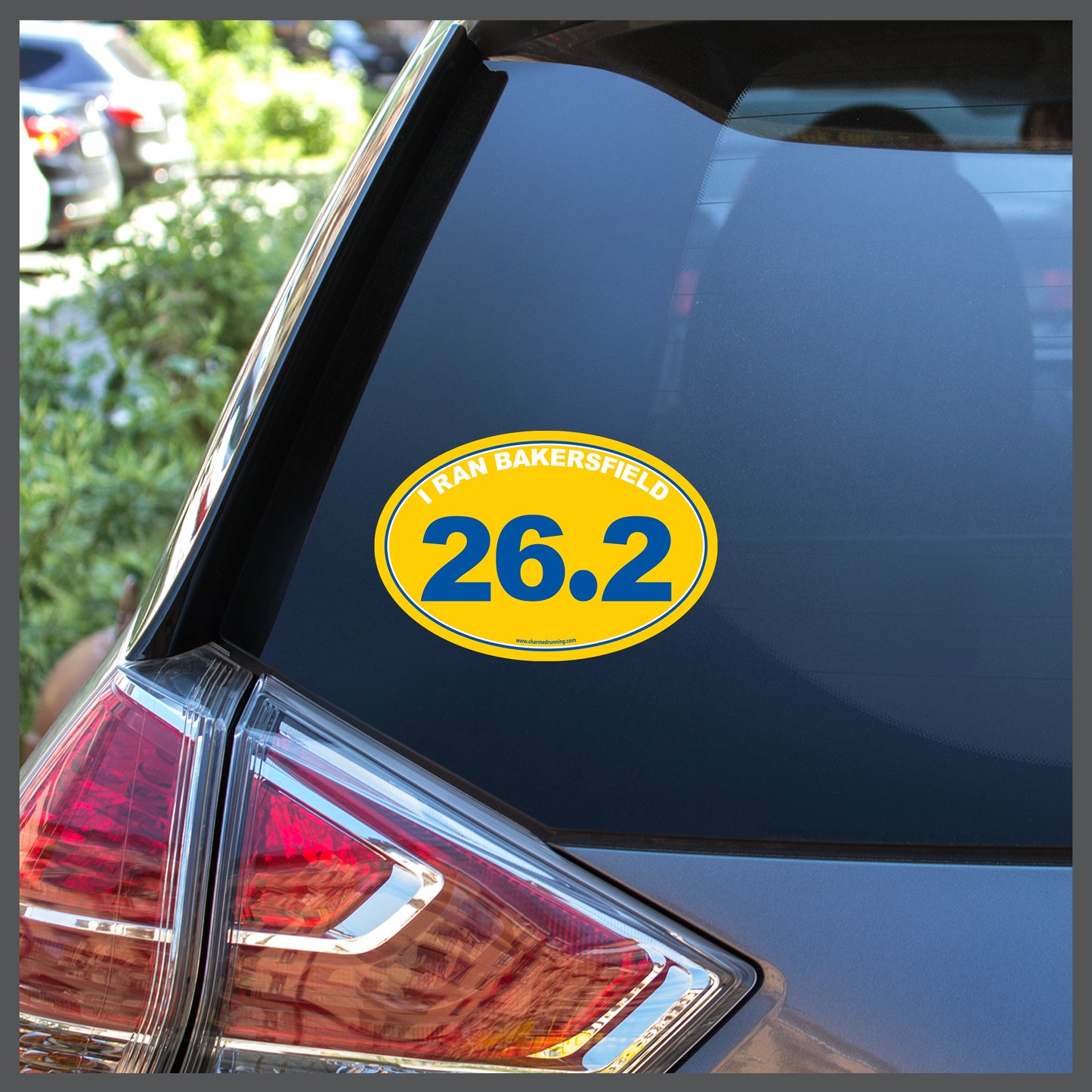 I Ran Bakersfield 26.2 Marathon with No Year Decal or Car Magnet