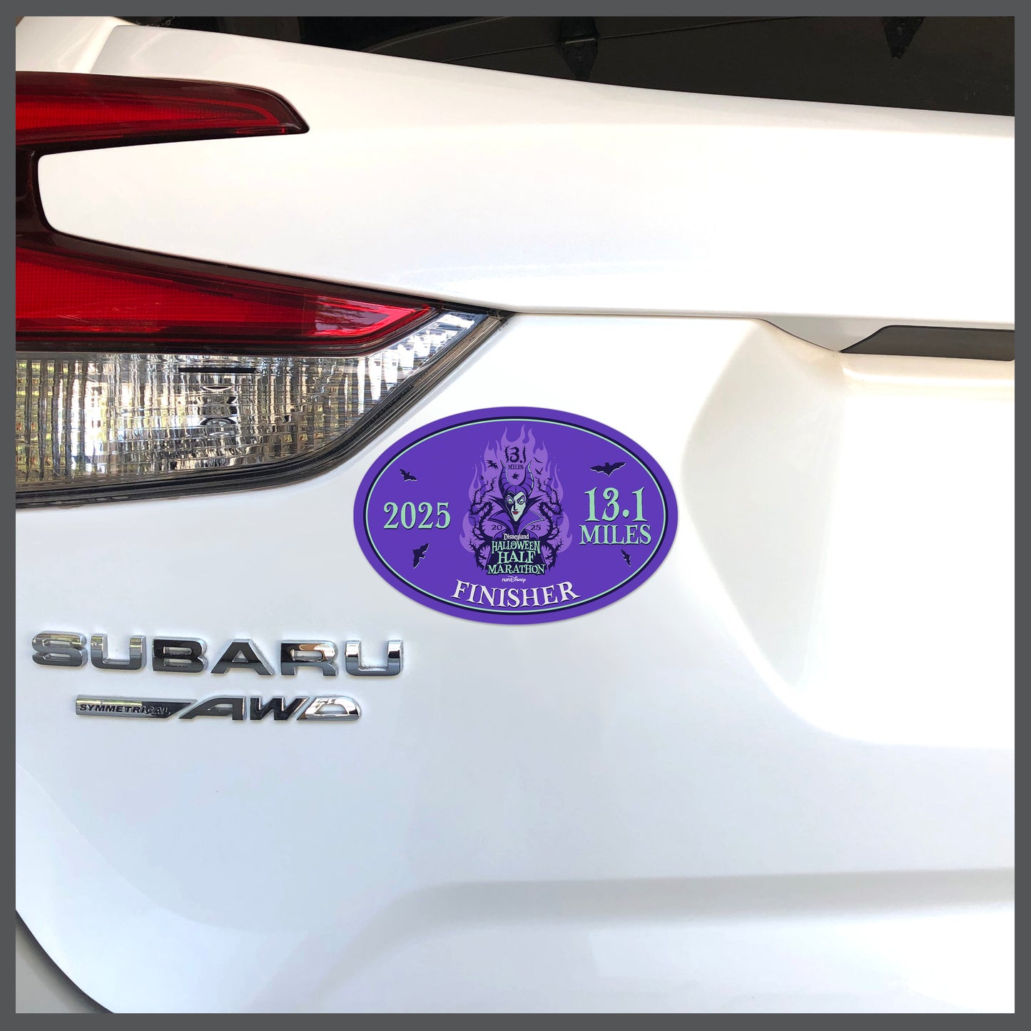 Disneyland Halloween Half Marathon Weekend 2025 Half Marathon 13.1 Miles FINISHER Decal or Car Magnet