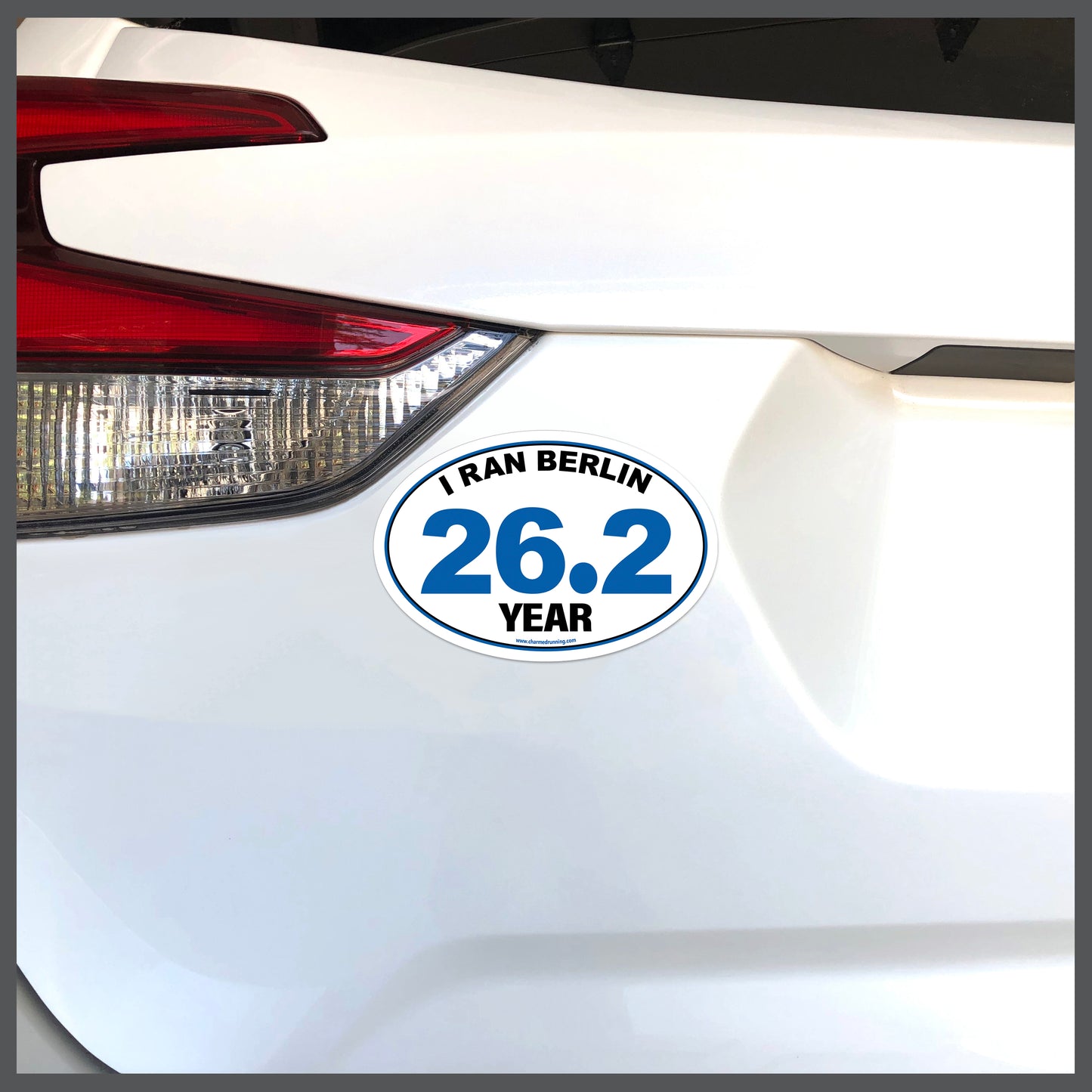 I Ran Berlin 26.2 Marathon with Custom Year Decal or Car Magnet
