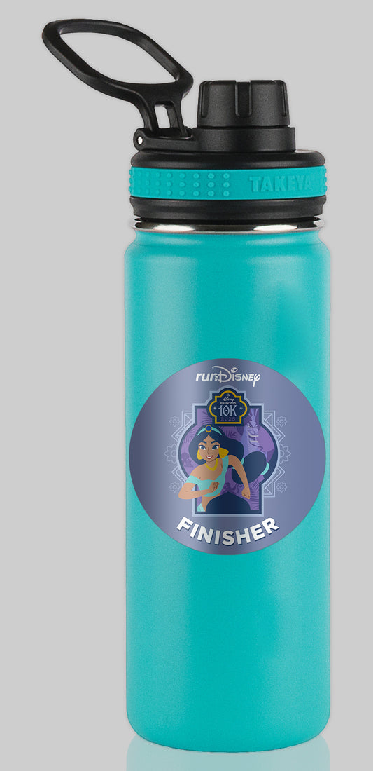 RunDisney Princess Half Marathon Weekend 2025 Princess 10K 6.2 Miles FINISHER Water Bottle Mug Sticker