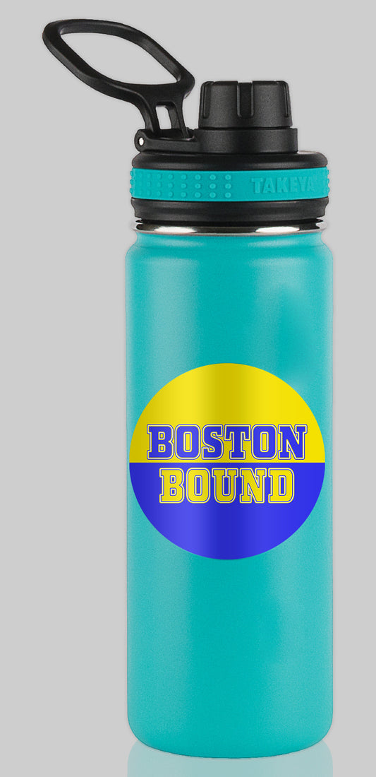 Boston Bound Water Bottle Mug Sticker