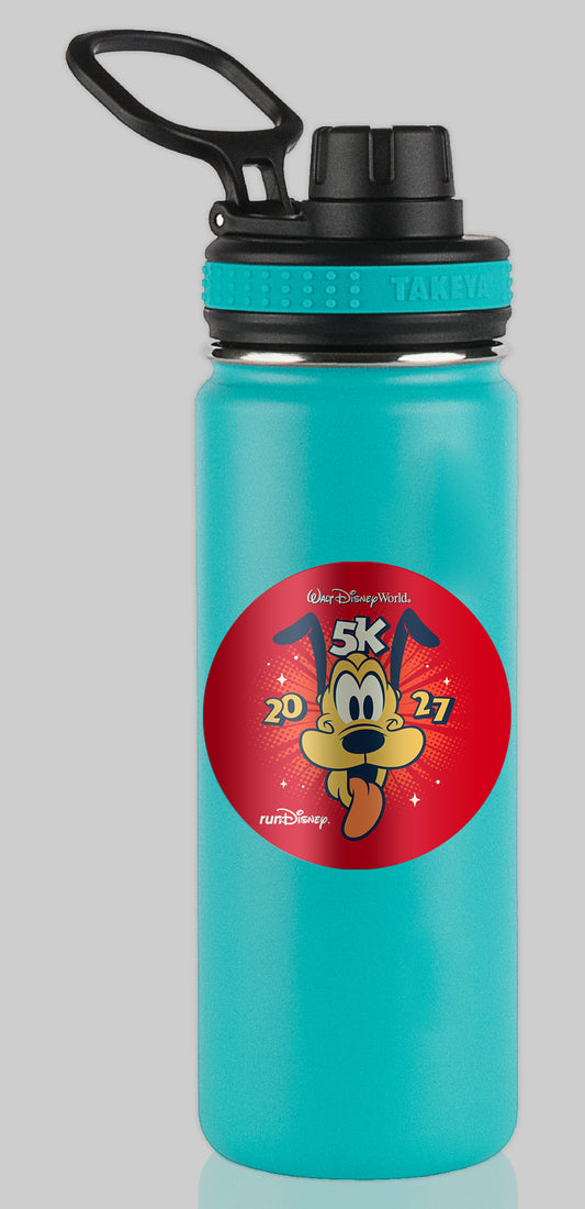 RunDisney Marathon Weekend 2027 5K 3.1 Miles NO WORDS or FINISHER Water Bottle Mug Sticker
