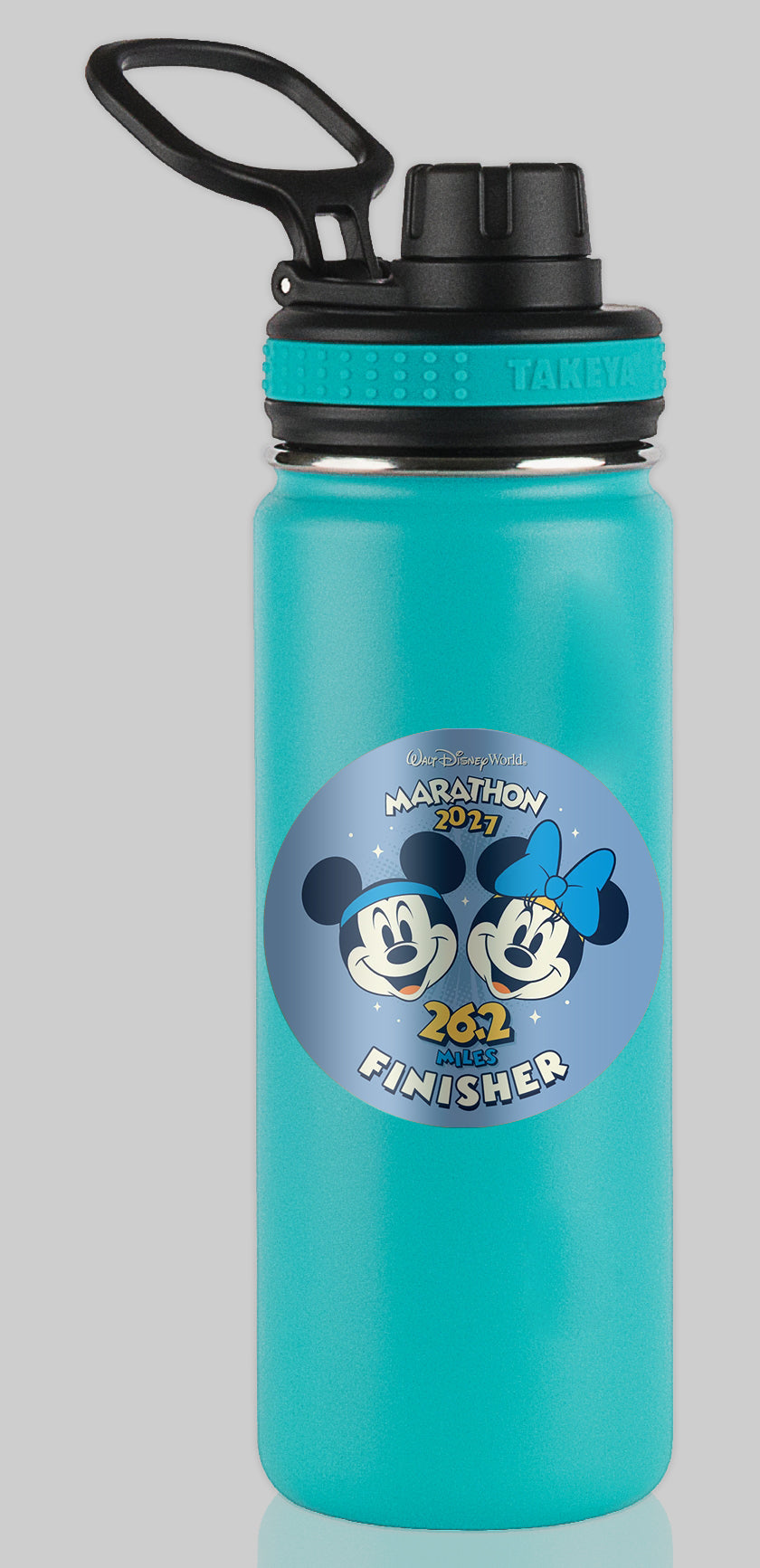 RunDisney Marathon Weekend 2027 Marathon 26.2 Miles NO WORDS or FINISHER Water Bottle Mug Sticker