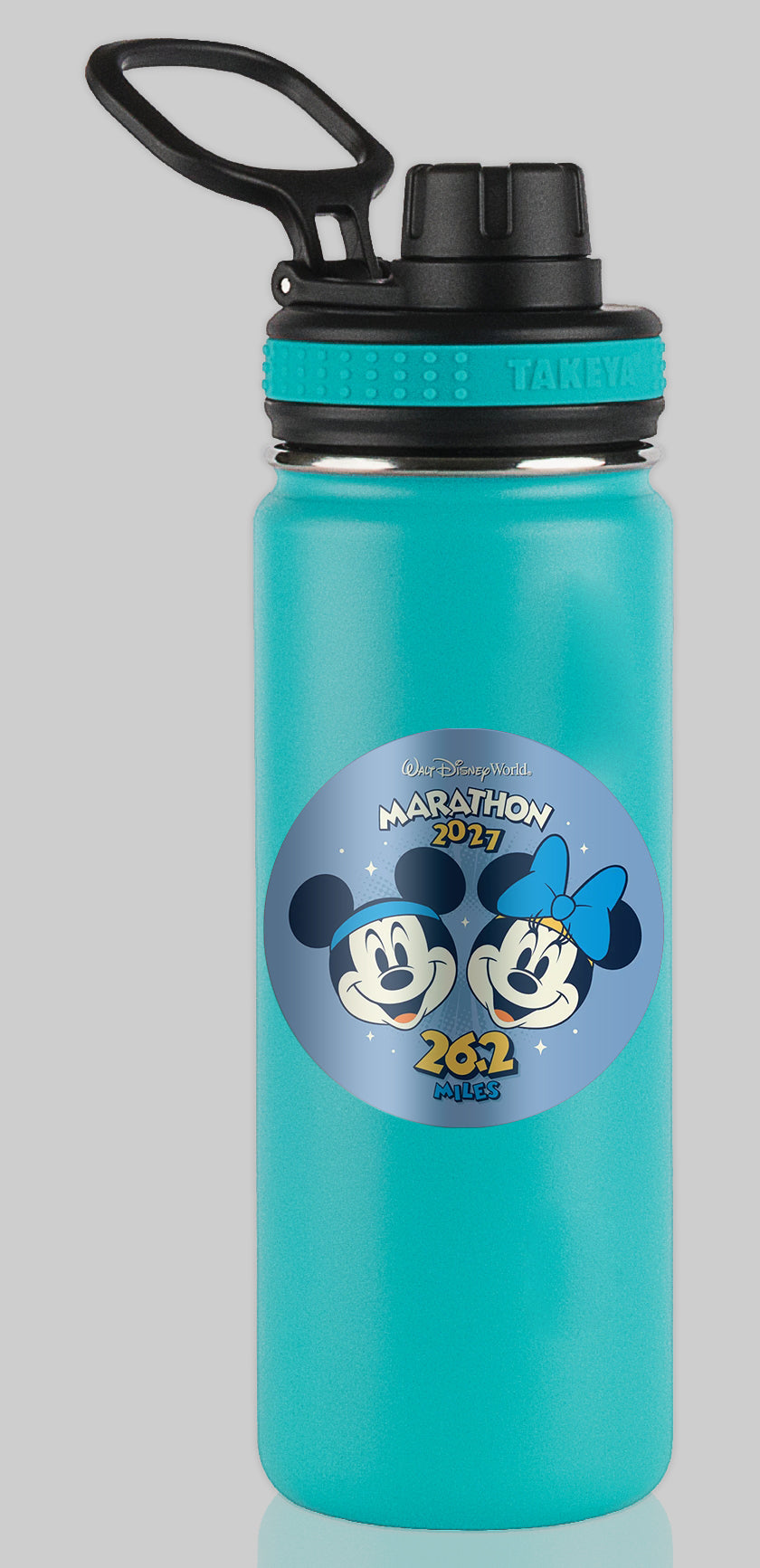 RunDisney Marathon Weekend 2027 Marathon 26.2 Miles NO WORDS or FINISHER Water Bottle Mug Sticker