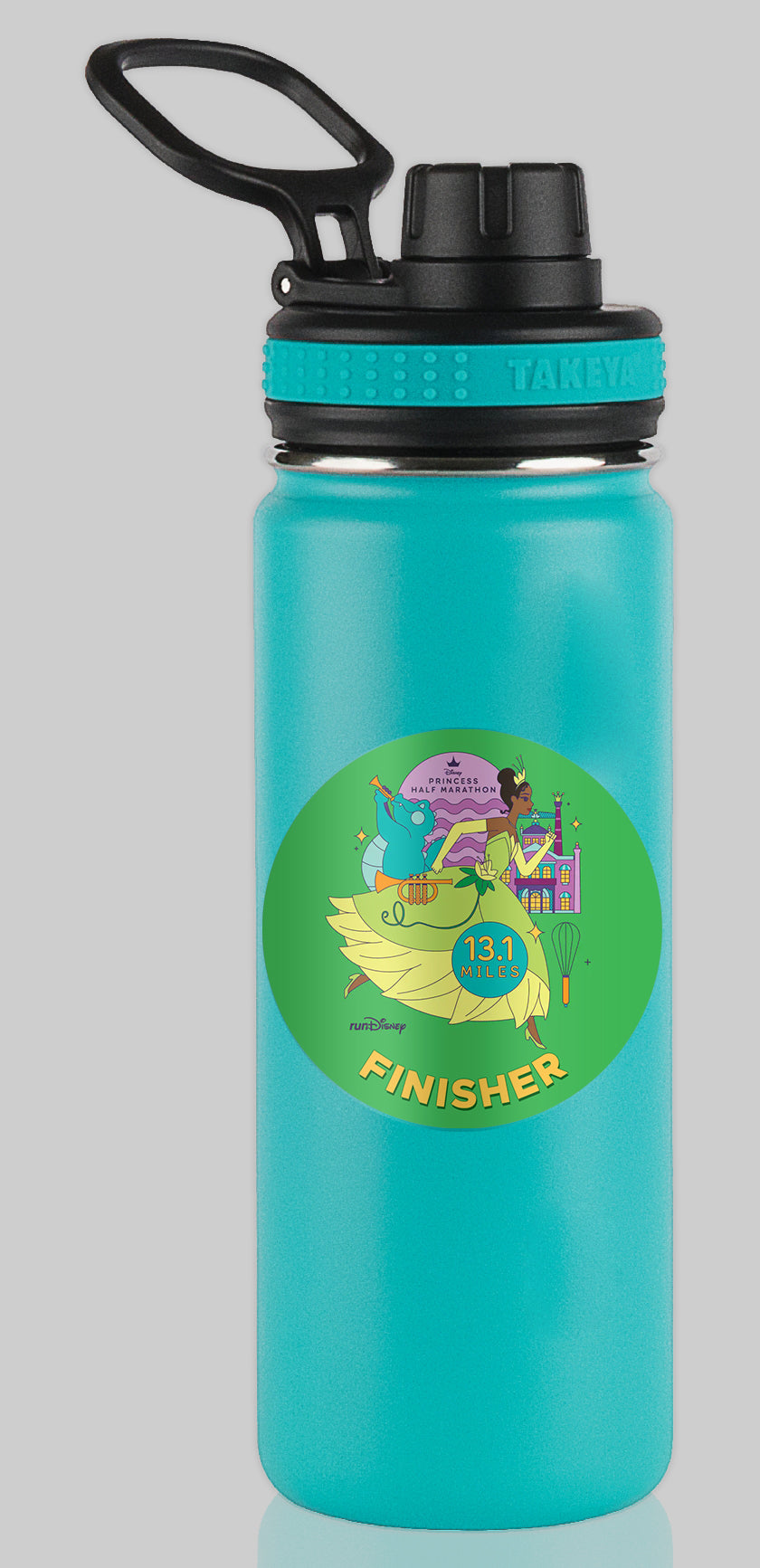 RunDisney Princess Half Marathon Weekend 2024 Princess Half Marathon 13.1 Miles FINISHER Water Bottle Mug Sticker