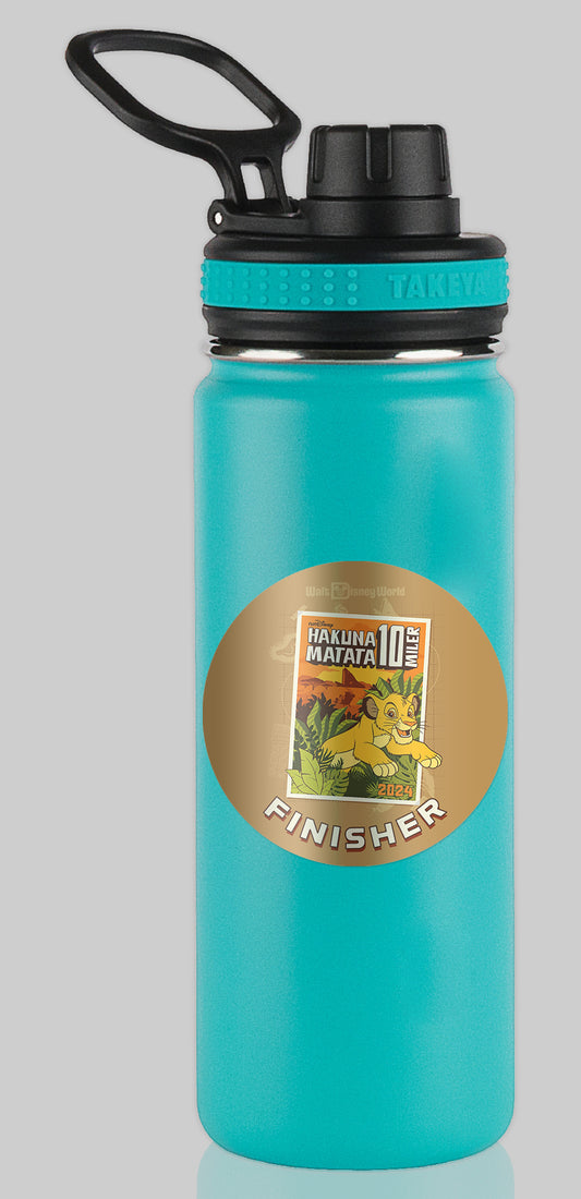 RunDisney Springtime Races 2024 10-Miler FINISHER Water Bottle Mug Sticker