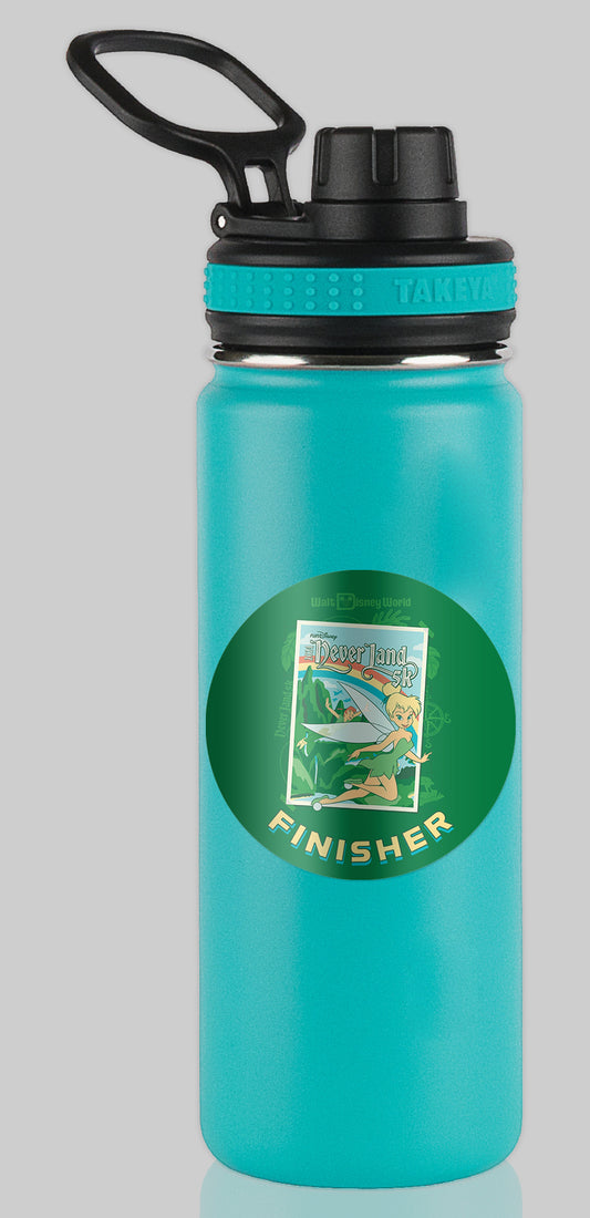 RunDisney Springtime Races 2024 5K 3.1 Miles FINISHER Water Bottle Mug Sticker