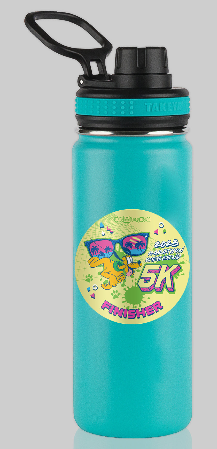RunDisney Marathon Weekend 2023 5K 3.1 Miles FINISHER Water Bottle Mug Sticker