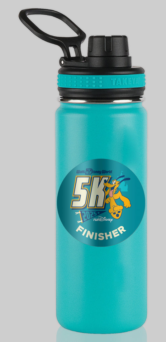 RunDisney Marathon Weekend 2025 5K 3.1 Miles FINISHER Water Bottle Mug Sticker