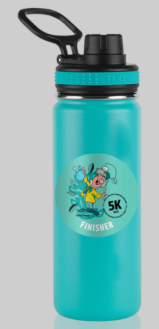 RunDisney Wine & Dine Weekend 2023 5K 3.1 Miles FINISHER Water Bottle Mug Sticker