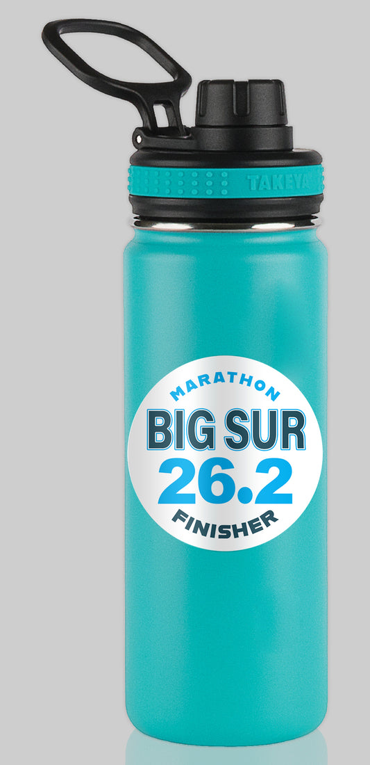 Big Sur 26.2 Marathon FINISHER Water Bottle Mug Sticker