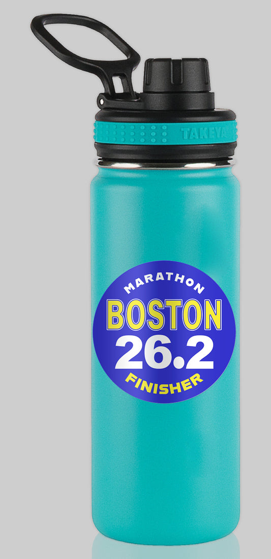 Boston 26.2 Marathon FINISHER Water Bottle Mug Sticker
