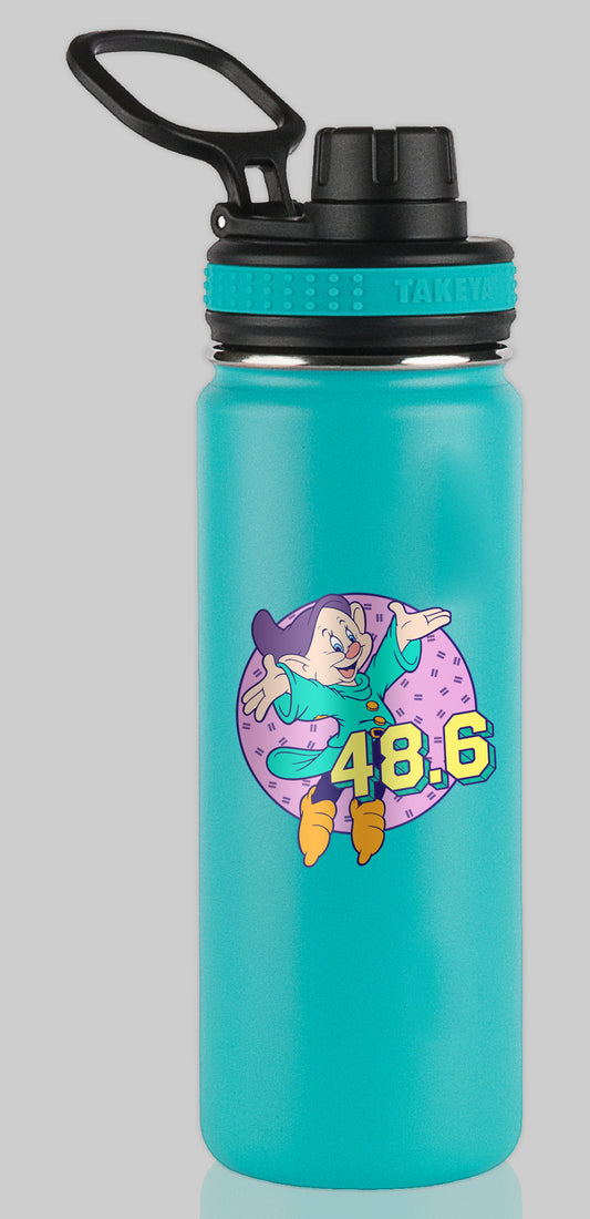 RunDisney Marathon Weekend 2023 Dopey Challenge 48.6 Miles Character Water Bottle Mug Sticker