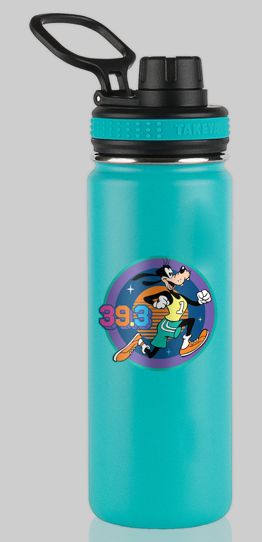 RunDisney Marathon Weekend 2023 Goofy Challenge 39.3 Miles Character Water Bottle Mug Sticker