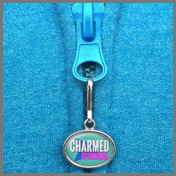 RunDisney Race Distance 13.1 with Mouse Head Decimal Finisher BLUE or PINK Shoe Charm or Zipper Pull